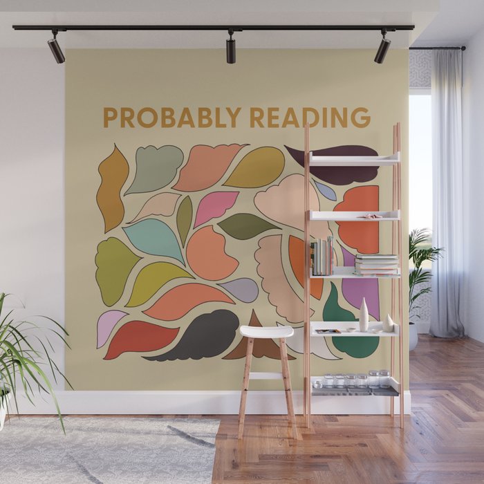 Probably Reading Wall Mural Gallery Image 1
