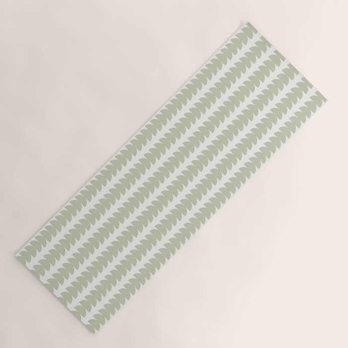 Maude Pattern - Natural Green Yoga Mat Gallery Image 1