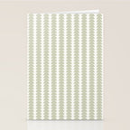 Maude Pattern - Natural Green Stationery Card Gallery Image 2