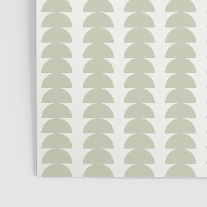 Maude Pattern - Natural Green Poster Gallery Image 3