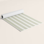 Maude Pattern - Natural Green Yoga Mat Gallery Image 2