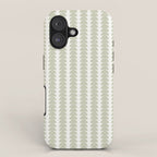 Maude Pattern - Natural Green iPhone Case Gallery Image 1