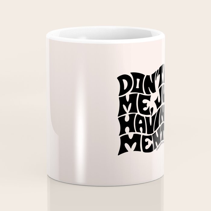 Don't Mind Me in Black Coffee Mug Gallery Image 4