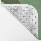 Abstract botanical- Leaf green  Bath Mat Gallery Image 2