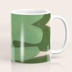 Abstract botanical- Leaf green  Coffee Mug Gallery Image 1