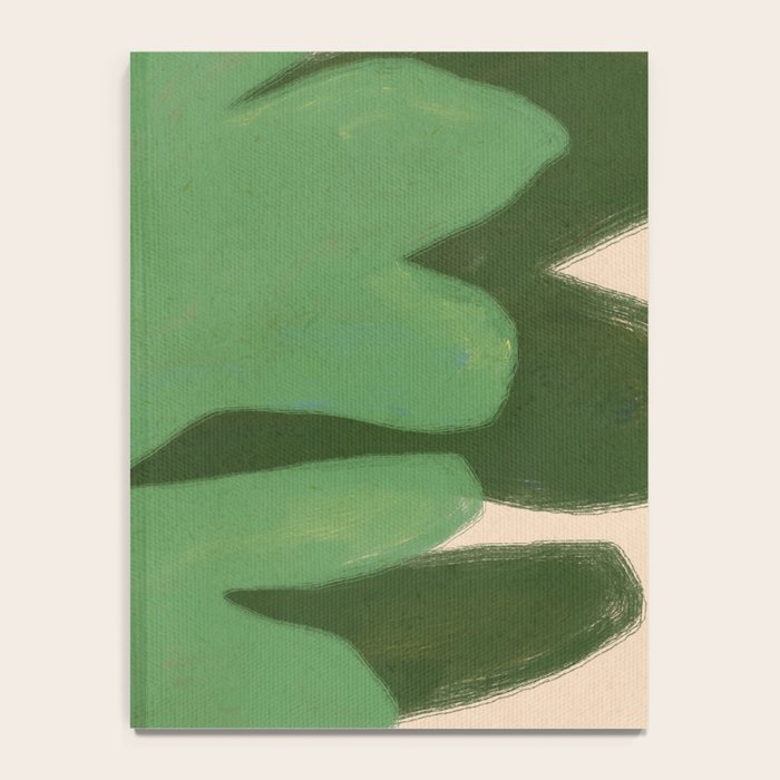 Abstract botanical- Leaf green  Notebook Gallery Image 4
