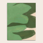 Abstract botanical- Leaf green  Notebook Gallery Image 4