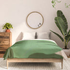 Abstract botanical- Leaf green  Comforter Gallery Image 3