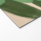Abstract botanical- Leaf green  Welcome Mat Gallery Image 2