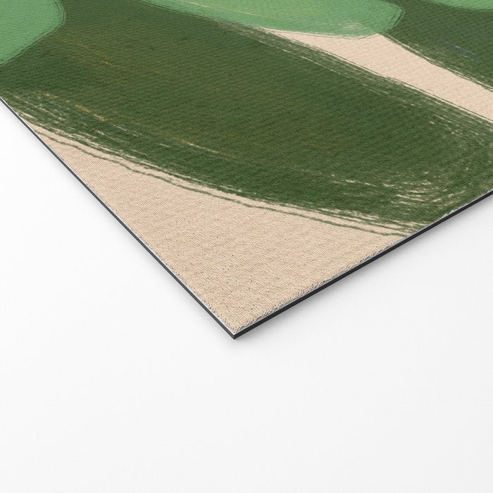 Abstract botanical- Leaf green  Welcome Mat Gallery Image 2