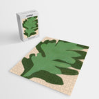 Abstract botanical- Leaf green  Jigsaw Puzzle Gallery Image 2