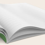 Abstract botanical- Leaf green  Notebook Gallery Image 2