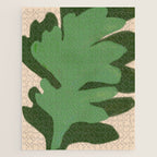 Abstract botanical- Leaf green  Jigsaw Puzzle Gallery Image 1