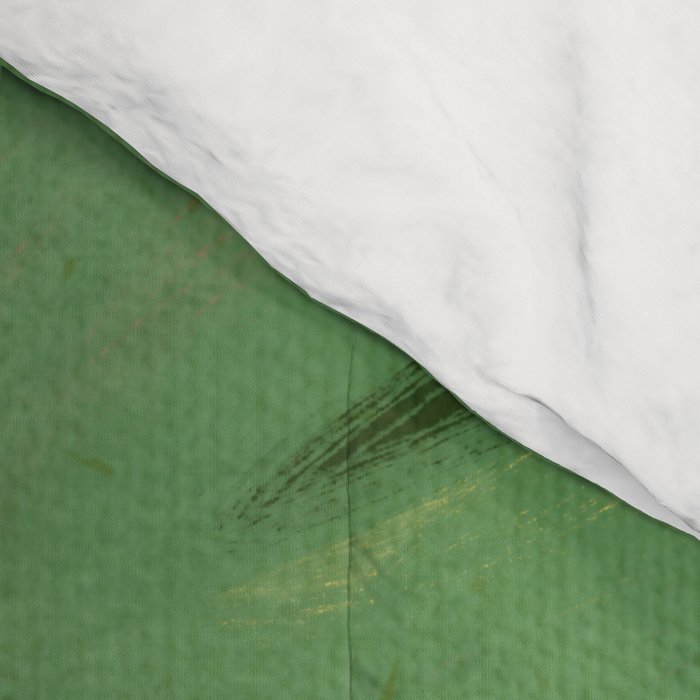 Abstract botanical- Leaf green  Comforter Gallery Image 4