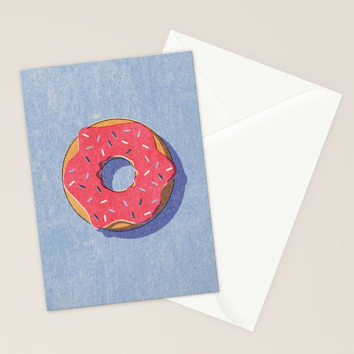 FAST FOOD / Donut Stationery Card Gallery Image 2