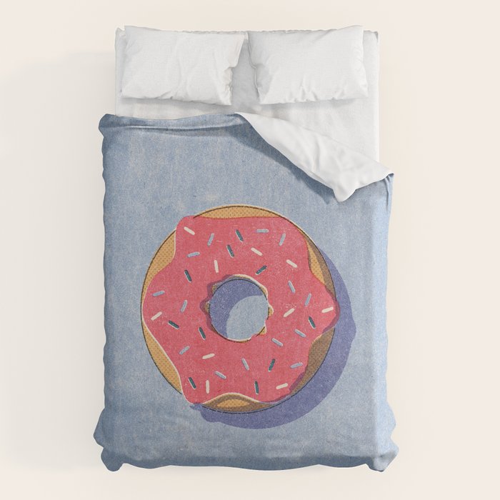 FAST FOOD / Donut Duvet Cover Gallery Image 1