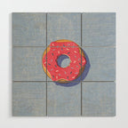 FAST FOOD / Donut Wood Wall Art Gallery Image 1