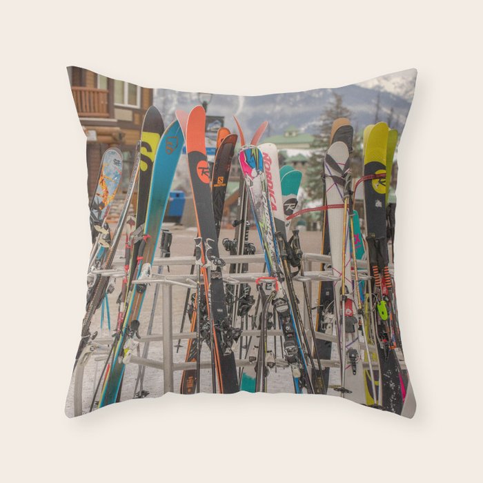Ski Day Throw Pillow Gallery Image 6