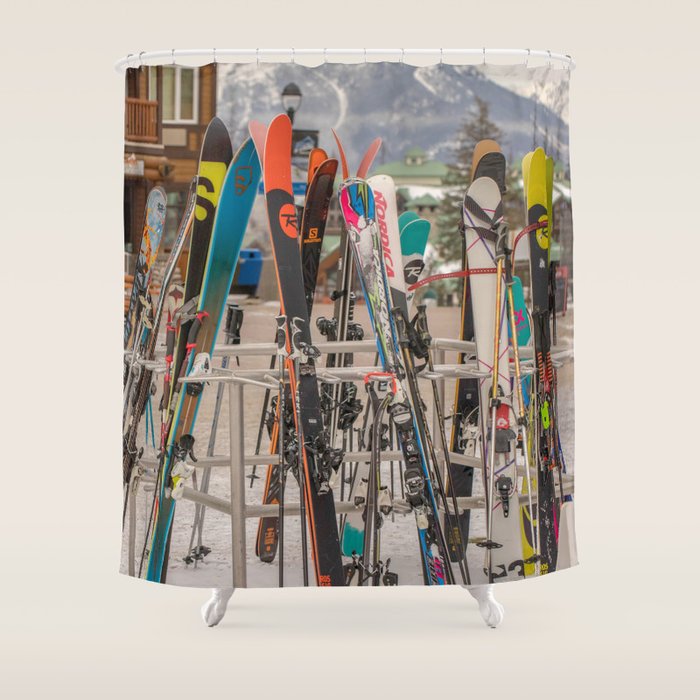 Ski Day Shower Curtain Gallery Image 1