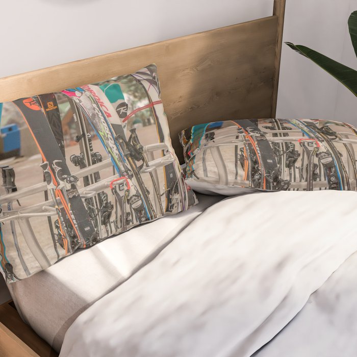 Ski Day Pillow Sham Gallery Image 2