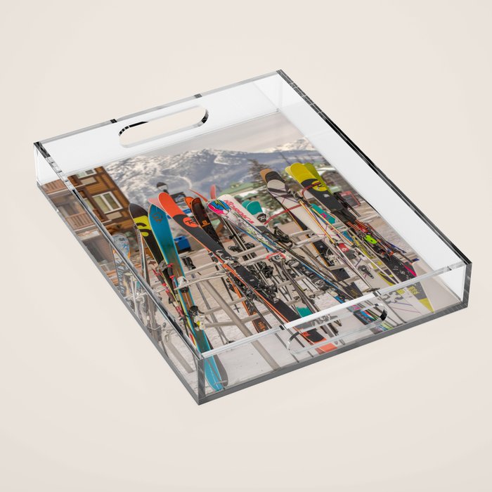 Ski Day Acrylic Tray Gallery Image 1