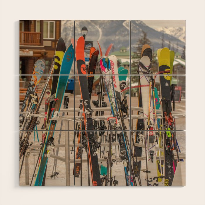 Ski Day Wood Wall Art Gallery Image 1