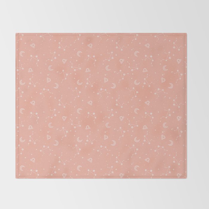 Libra Constellation Throw Blanket Gallery Image 2