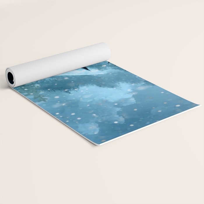 Winter Night Yoga Mat Gallery Image 2