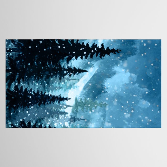 Winter Night Tablecloth Gallery Image 2