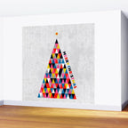 Minimalistic christmas tree Wall Mural Gallery Image 2