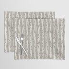 Line Up in Sand Placemat Gallery Image 1