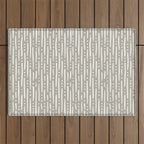 Line Up in Sand Outdoor Rug Gallery Image 1