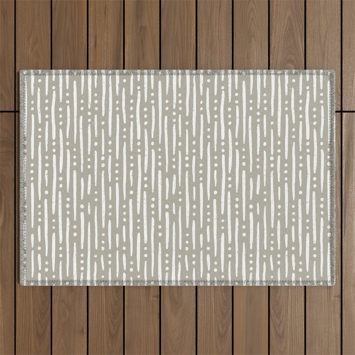 Line Up in Sand Outdoor Rug Gallery Image 1