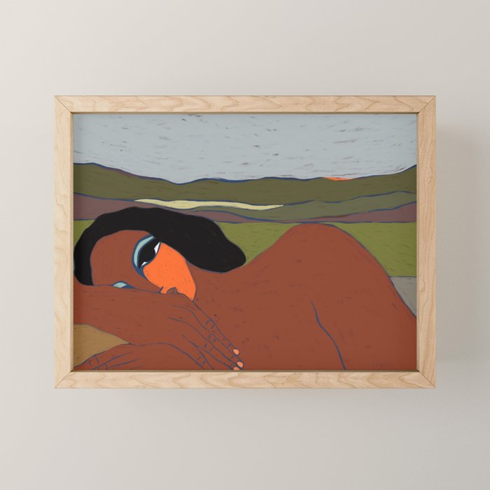 Choosing Rest Mini Art Print Gallery Image 1