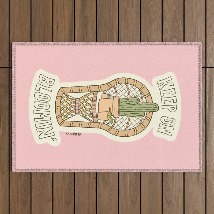 KEEP ON BLOOMIN' Outdoor Rug Gallery Image 1