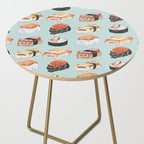 Sushi Persian Cat Watercolor Side Table Gallery Image 2