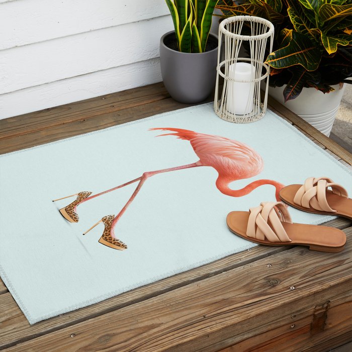 FANCY FLAMINGO Outdoor Rug Gallery Image 2