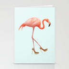 FANCY FLAMINGO Stationery Card Gallery Image 2