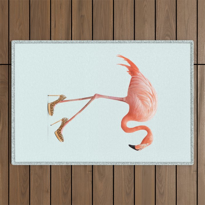 FANCY FLAMINGO Outdoor Rug Gallery Image 1