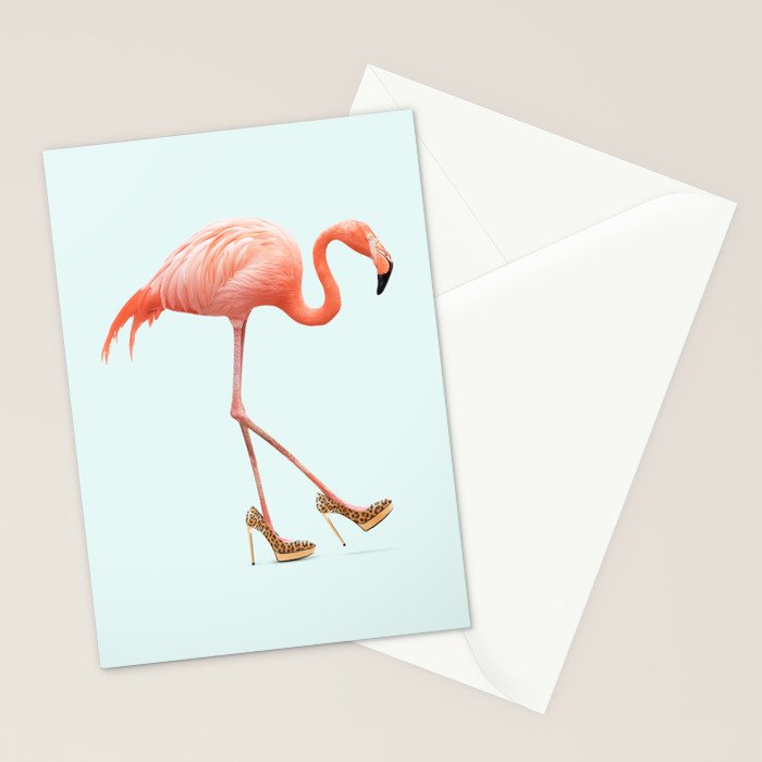 FANCY FLAMINGO Stationery Card Gallery Image 2