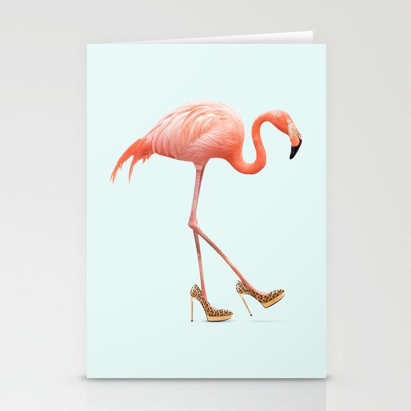 FANCY FLAMINGO Stationery Card Gallery Image 1