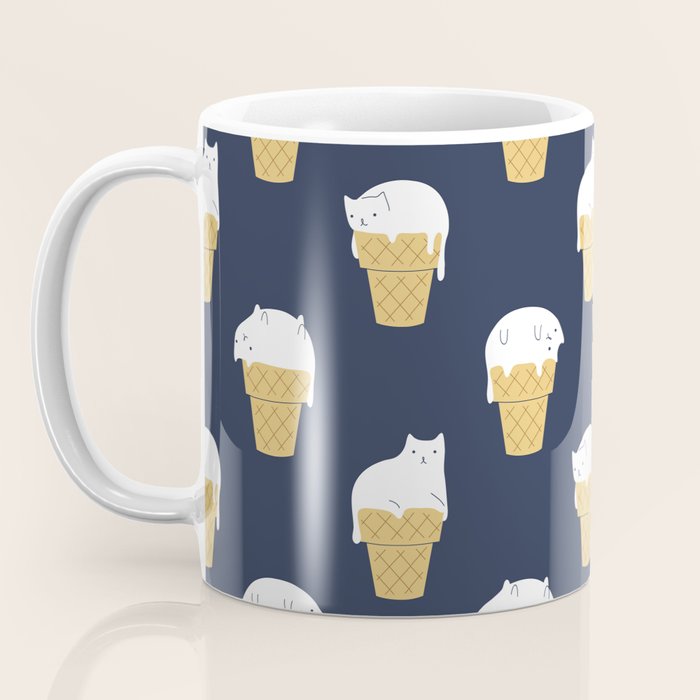 Meowlting Pattern Coffee Mug Gallery Image 3