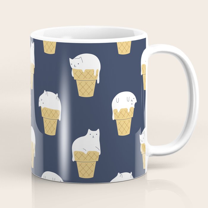 Meowlting Pattern Coffee Mug Gallery Image 1