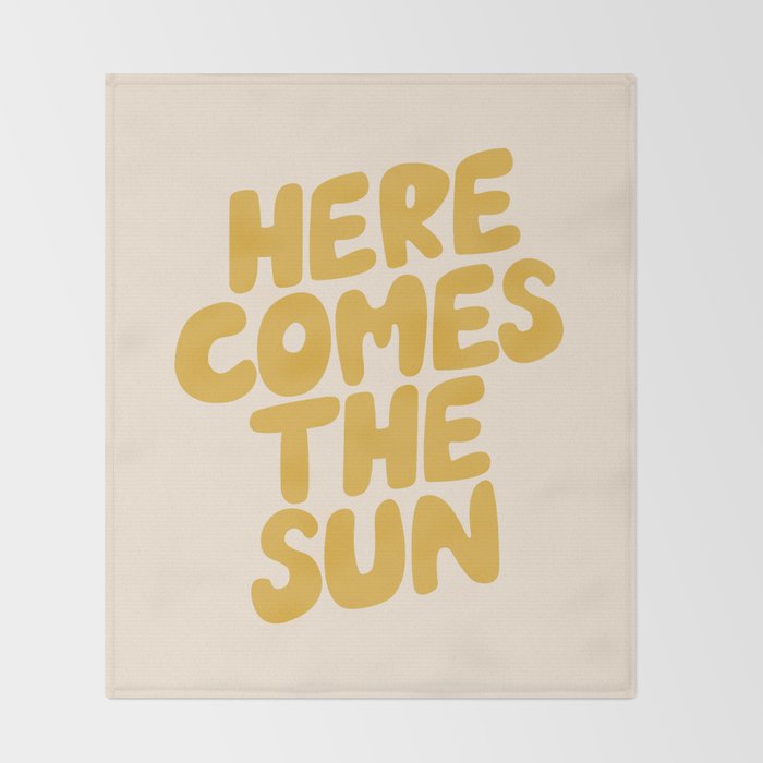 Here Comes the Sun Throw Blanket Gallery Image 2