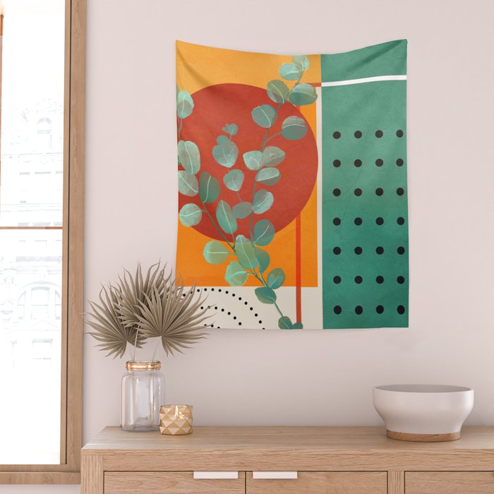 Lines of Nature 4 Wall Tapestry Gallery Image 2