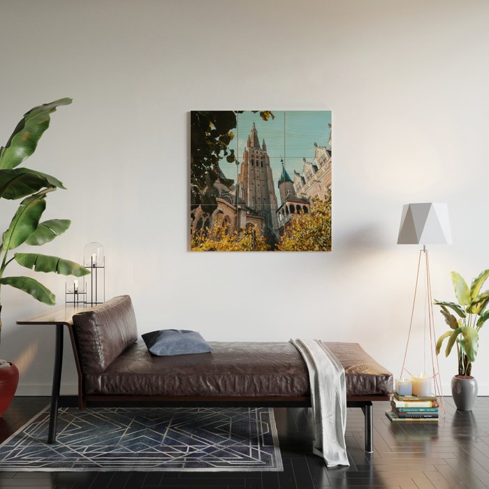 Autumn In Bruges II - Photography Wood Wall Art Gallery Image 2