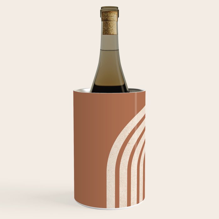 Woodblock arch terracotta Wine Chiller Gallery Image 2