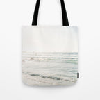 Surfing at Monterey - California Coast Sunset - Pacific Ocean Surf Travel Photography Tote Bag Gallery Image 1