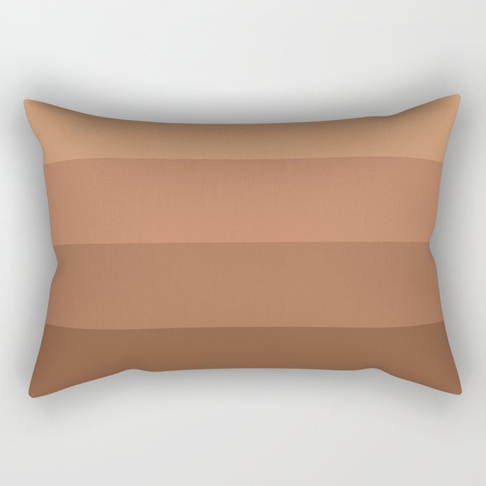 Minimal Retro Sunset Sunrise - Neutral Desert Orange Rectangular Pillow Gallery Image 2