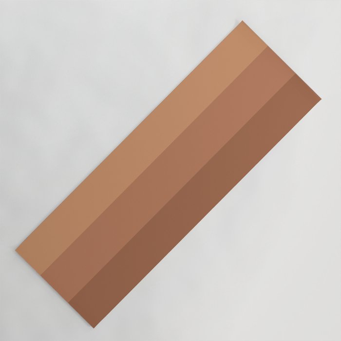 Minimal Retro Sunset Sunrise - Neutral Desert Orange Yoga Mat Gallery Image 1